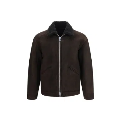 Valstar Brown Lamb Ovis Aries Leather Jacket