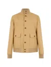 Valstar Button Flap-pocket Jacket In Brown