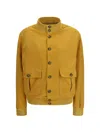 Valstar Button Patch Pocket Jacket In Orange