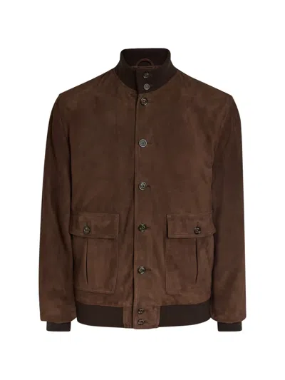 Valstar Ino Padded Calfskin Jacket In Brown