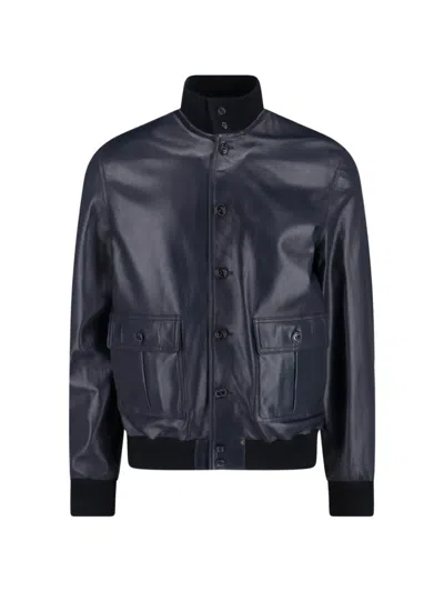 VALSTAR BUTTONED LEATHER JACKET