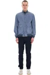Valstar Unlined Suede Jacket In Blue