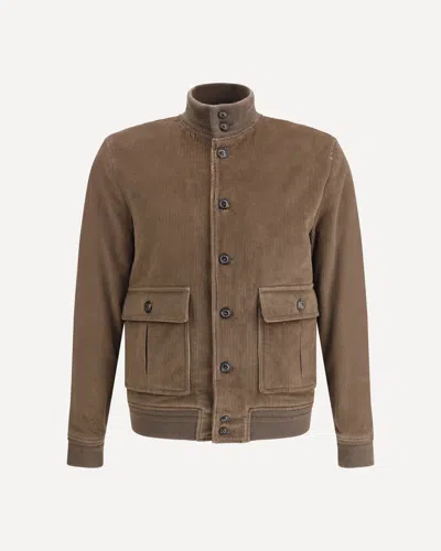 Valstar Corduroy Jacket In Brown
