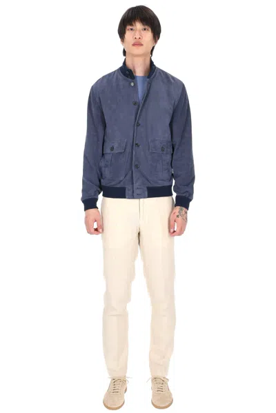 Valstar Elegant Men's Mini Jacket For Fall 2025 In Blue