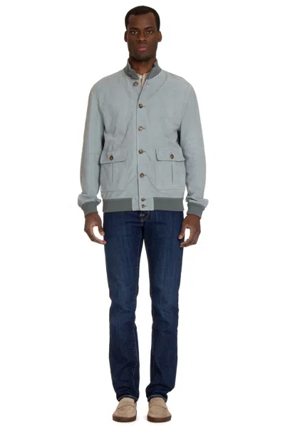 Valstar First-quality Suede Jacket In Blue
