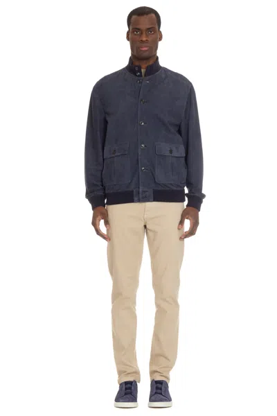 Valstar First-quality Suede Jacket In Gray