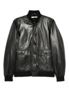Valstar Flap-pocket Leather Jacket In Black