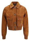 Valstar Flap-pocket Ribbed-cuff Jacket In Brown