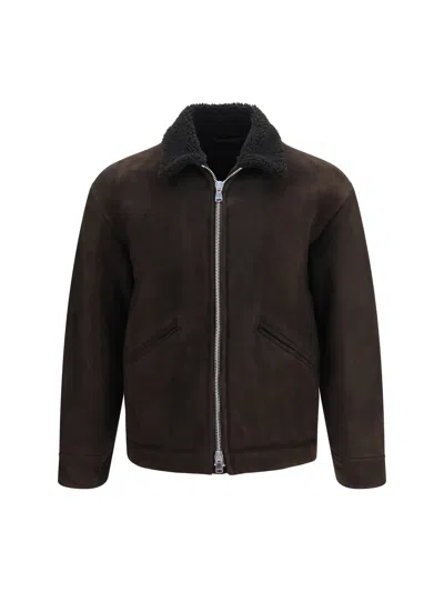 Valstar Henry Suede Jacket In Brown