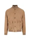 Valstar Ino' Suede Jacket In Beige