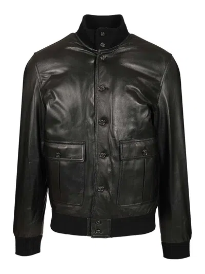 Valstar Leather Jacket In Black