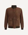 Valstar Ino Padded Calfskin Jacket In Brown
