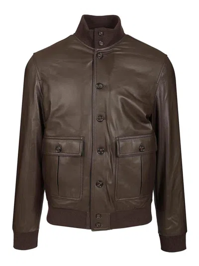 Valstar Leather Jacket In Brown