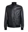 Valstar Flap-pocket Leather Jacket In Black