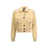 Valstar Suede Leather Jacket In Brown