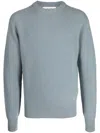 Valstar Logo-embroidered Cashmere Jumper In Blue