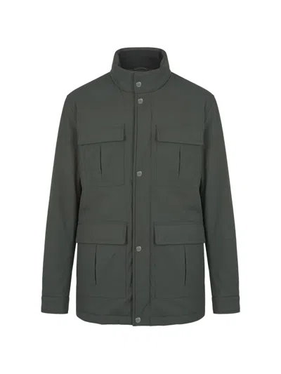 Valstar Multi-pocket High-neck Jacket In Gray