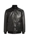 Valstar Flap-pocket Leather Jacket In Black