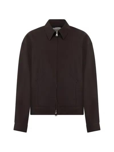 Valstar Stan Zip-up Bomber Jacket In Brown