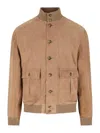 Valstar Ino' Suede Jacket In Beige
