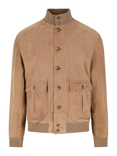 Valstar Suede Jacket In Beige