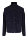 Valstar Ino Suede Jacket In Blue