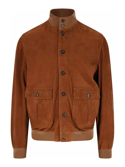Valstar Ino' Suede Jacket In Brown