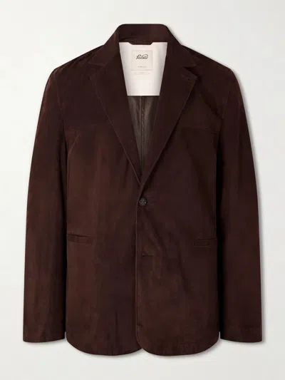 Valstar Suede Jacket In Brown