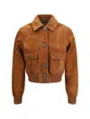 Valstar Flap-pocket Ribbed-cuff Jacket In Brown