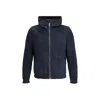 Valstar Suede Reversible Jacket In Blue