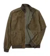 Valstar Suede Reversible Ino Bomber Jacket In Brown