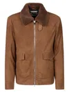 Valstar Shearling-trimmed Suede Down Jacket In Sesamo