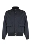 Valstar Pocket-detail Unlined Bomber Jacket In Black
