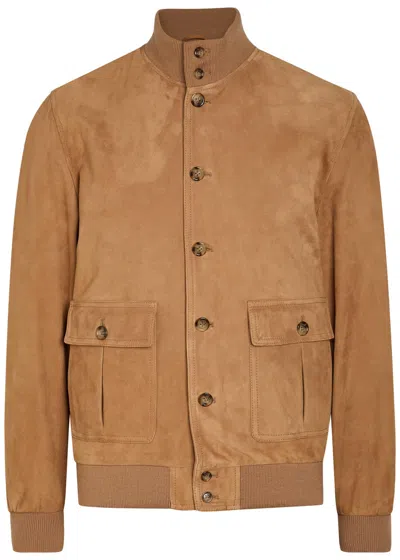 Valstar Ino Suede Jacket In Beige