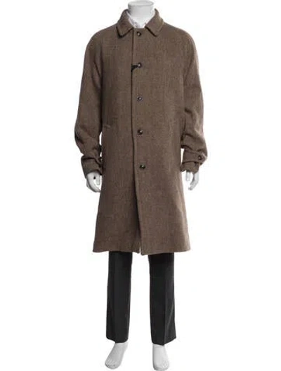 Pre-owned Valstar Virgin Wool Coat W/ Tags In Brown