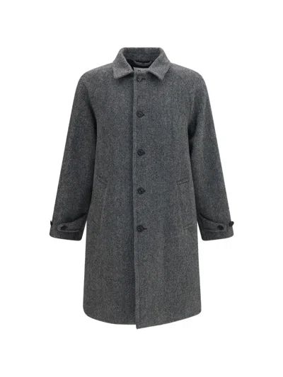 Valstar Vittorio Single-breasted Coat In Purple