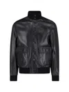 Valstar Flap-pocket Leather Jacket In Black