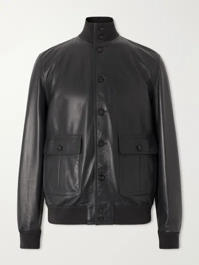 Valstar Ino Leather Jacket In Black