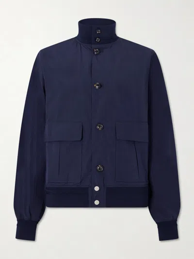 Valstar Ino Shell Bomber Jacket In Blue