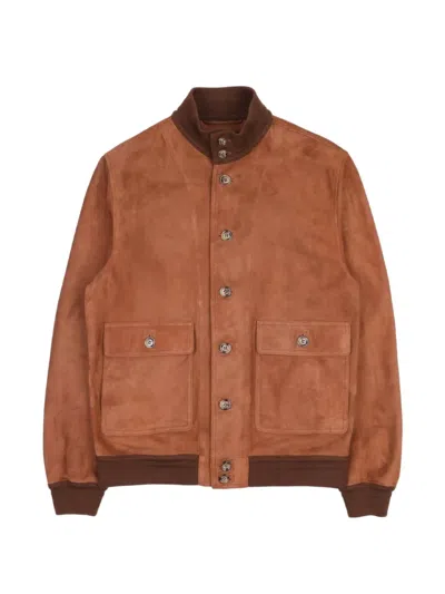 Valstar Ino Suede Jacket In Brown