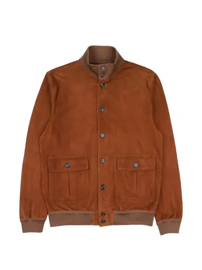 Valstar Ino Suede Jacket In Brown