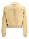 Valstar Ino Suede Jacket In Gold