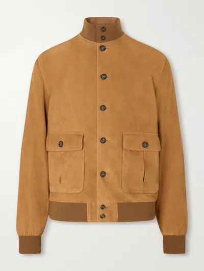 Valstar Ino Suede Jacket In Gold