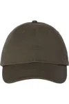 Valucap Adult Bio-washed Classic Dads Cap In Green
