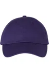 Valucap Adult Bio-washed Classic Dads Cap In Purple