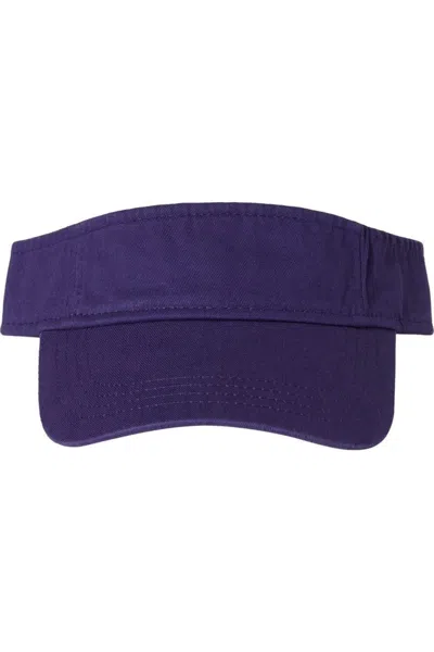 Valucap Bio-washed Visor In Purple