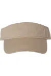Valucap Bio-washed Visor In Brown