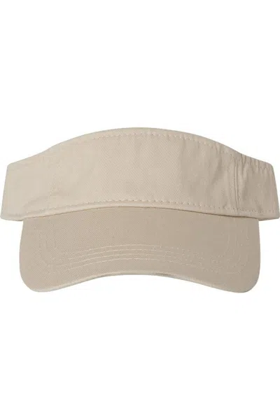 Valucap Bio-washed Visor In Grey