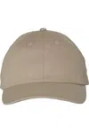 Valucap Brushed Twill Cap In Green