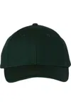 Valucap Five-panel Twill Cap In Green